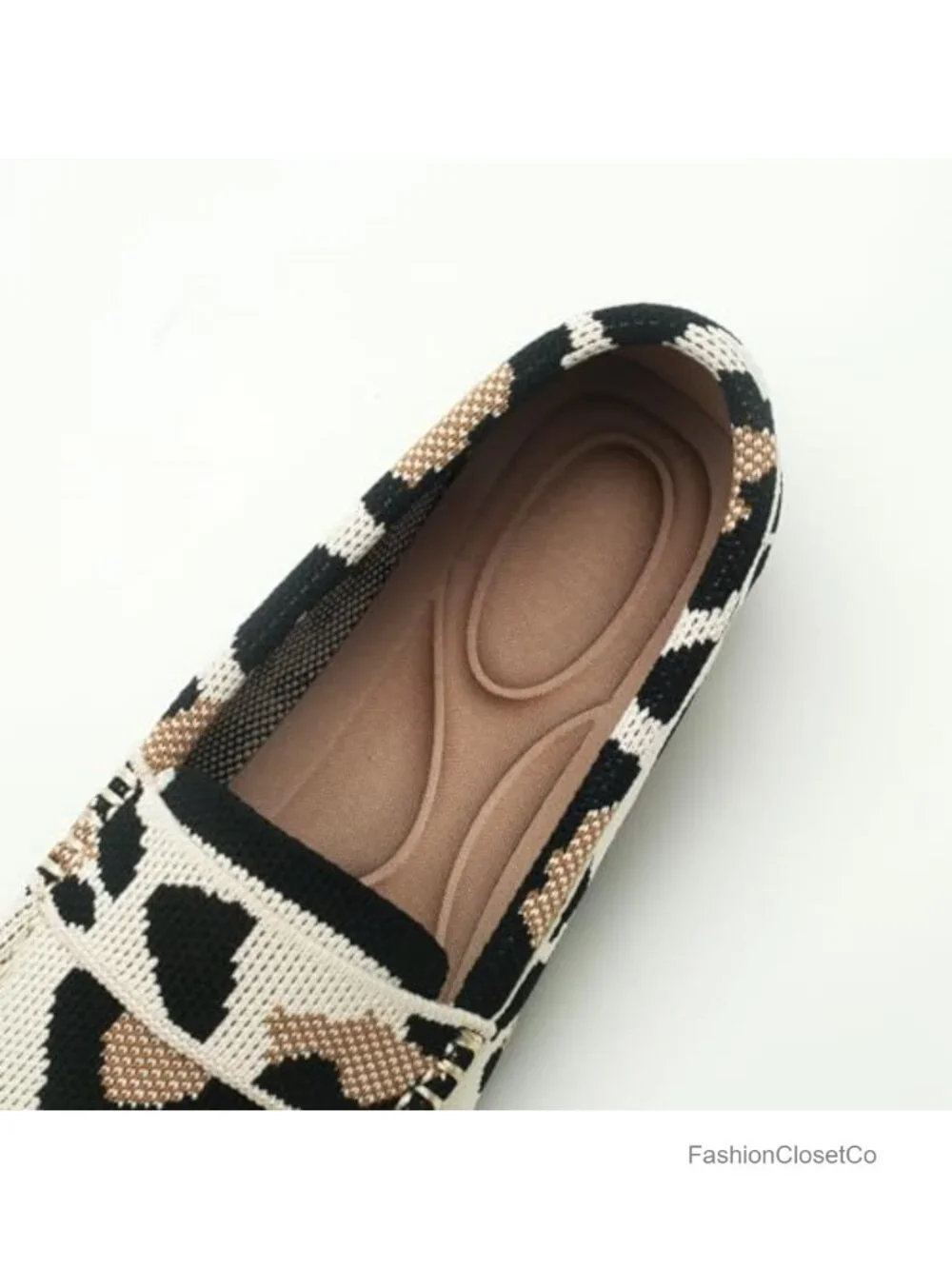 Women's Lightweight Knitted Loafers Comfortable Slip-On Flats Breathable Mesh